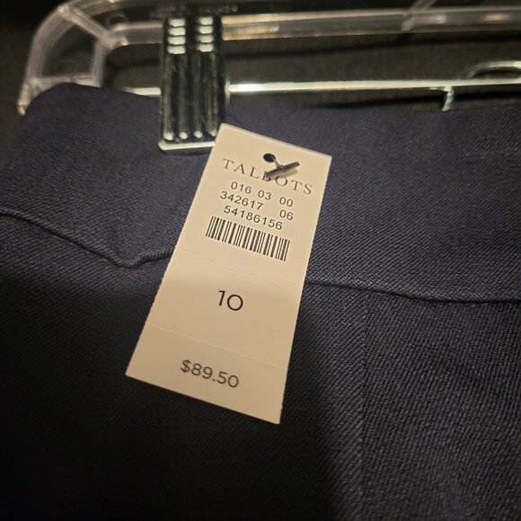 NWT Talbots Pants Work Office Comfort Fit High Waist Navy Size 10 - Picture 4 of 4